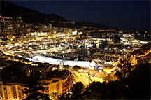 Monaco bei Nacht