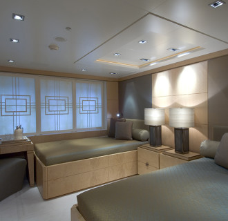 Triple Seven Luxusyacht Gäste-Schlafzimmer