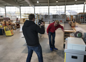 Filmaufnahmen Produktionshalle Fitz