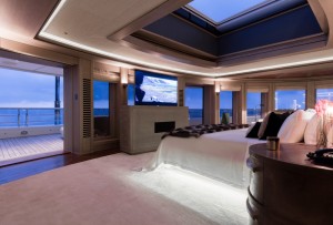 Luxusyacht LunaWohnbereich